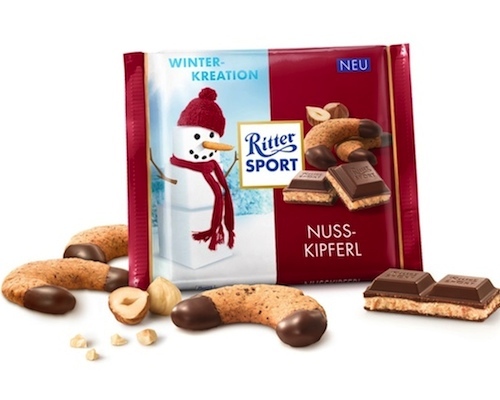 Ritter Sport Winter-Kreation Nuss-Kipferl 100g