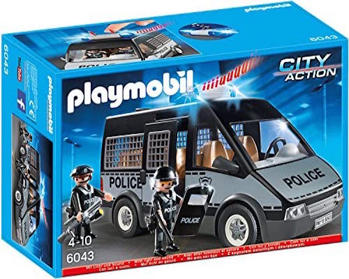 Verval Stimulans Poëzie Playmobil City Action Police Carrier with light and sound | Natural German