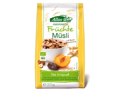 Allos Amaranth Früchte Müsli 375g