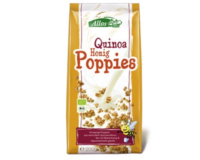 Allos Quinoa Honig-Poppies 200g