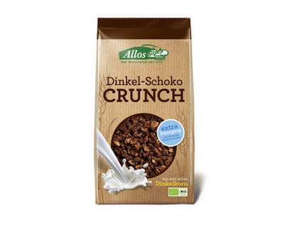 Allos Dinkel Schoko Crunch 375g