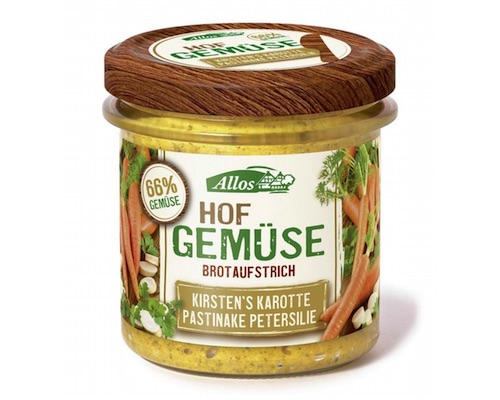 Allos Hofgemüse Karotte Pastinake Petersilie Brotaufstrich 135g