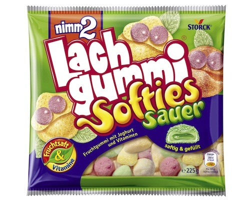 Nimm2 Lachgummi Softies Sour225g