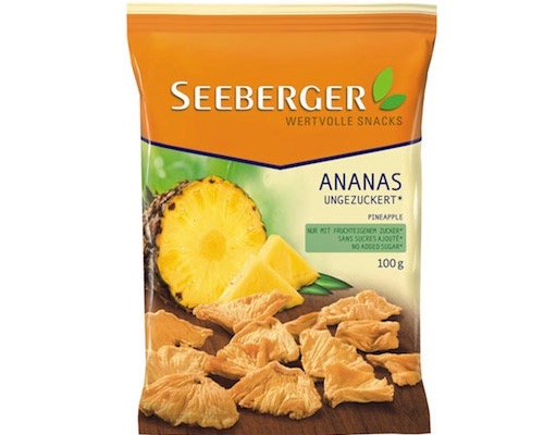 Seeberger Ananas Ungezuckert 100g