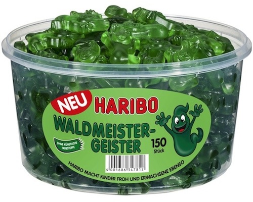 Haribo Waldmeister-Geister Dose 1200g