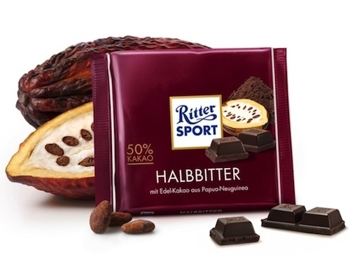 Ritter Sport Halbbitter 50% Kakao 100g