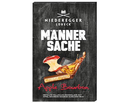 Niederegger Männersache Marzipan Tafel Apple Bourbon 110g