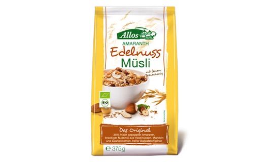 Allos Amaranth Edelnuss Müsli 375g