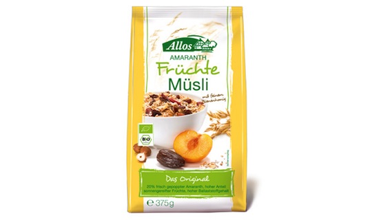 Allos Amaranth Früchte Müsli 375g