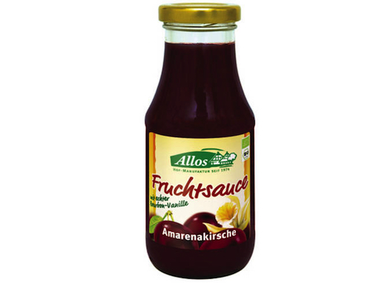 Allos Fruchtsauce Amarenakirsche 250g