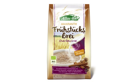 Allos Frühstücksbrei mit Amaranth Chai-Gewürze 400g