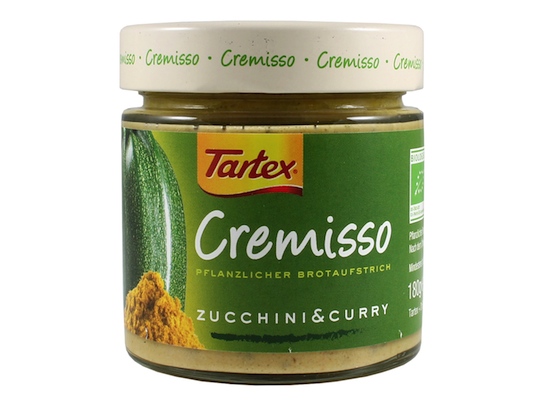 Tartex Cremisso Zucchini & Curry 180g