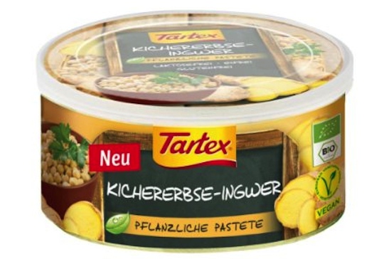 Tartex Pastete Kichererbse-Ingwer 125g