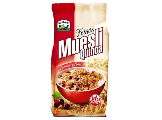 Barnhouse Feines Muesli Quinoa Cranberry Blue 450g