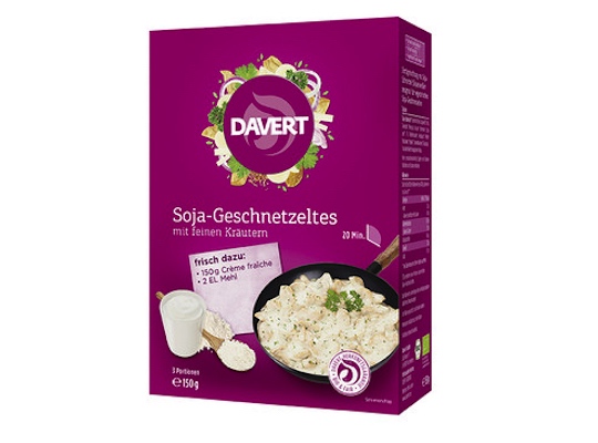 Davert Soja-Geschnetzeltes mit feinen Kräutern 150g