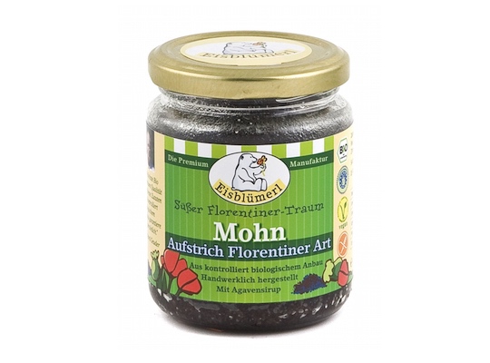 Eisbluemerl Mohn Aufstrich Florentiner Art 250g