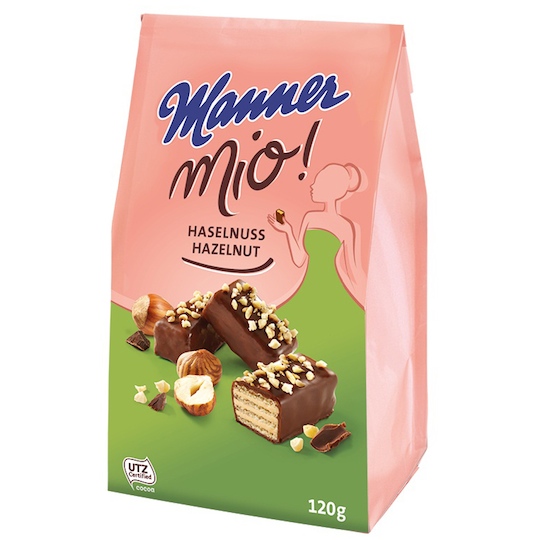 Manner Mio! Haselnuss 120g