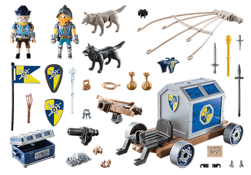  Playmobil Novelmore Treasure Transport : Toys & Games